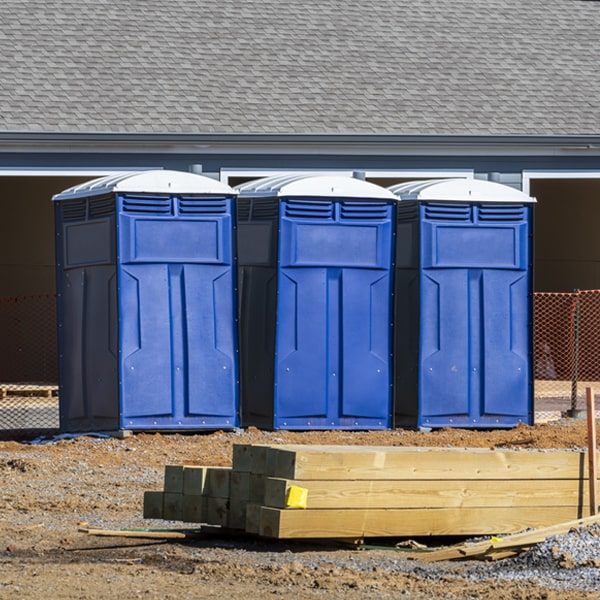 how can i report damages or issues with the porta potties during my rental period in Mountville